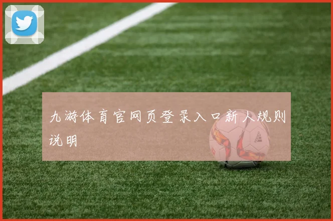 九游体育官网页登录入口新人规则说明